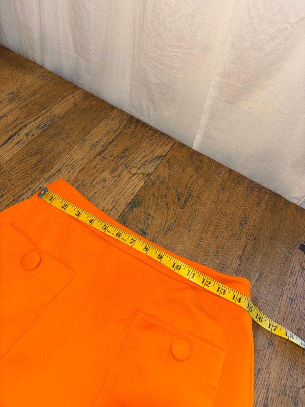 Icône Simons Orange Mini Skirt – Size M - Picture 4 of 8